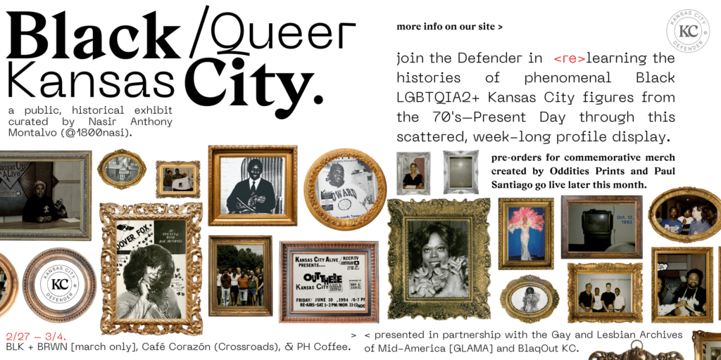 Black/Queer Kansas City social media graphic