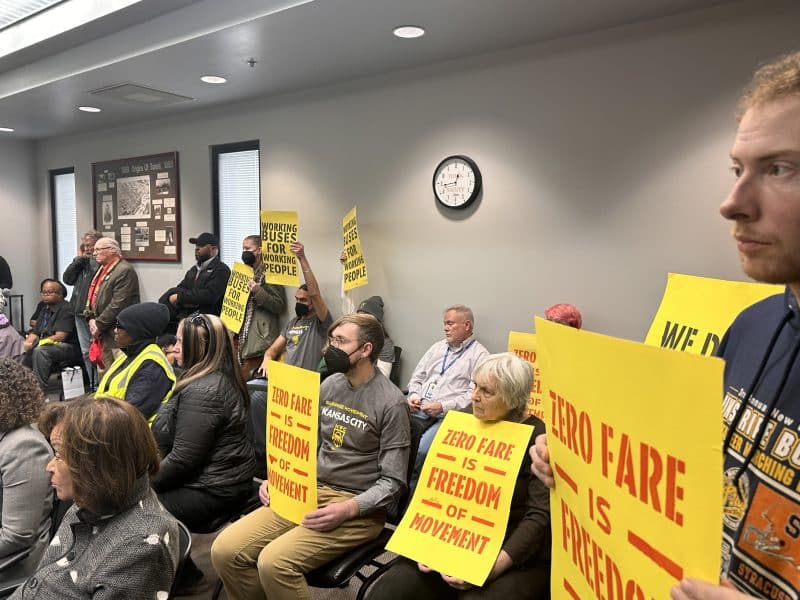 Frank White and KCATA Operators Argue Bringing Back Bus Fares To Keep Houseless People Away